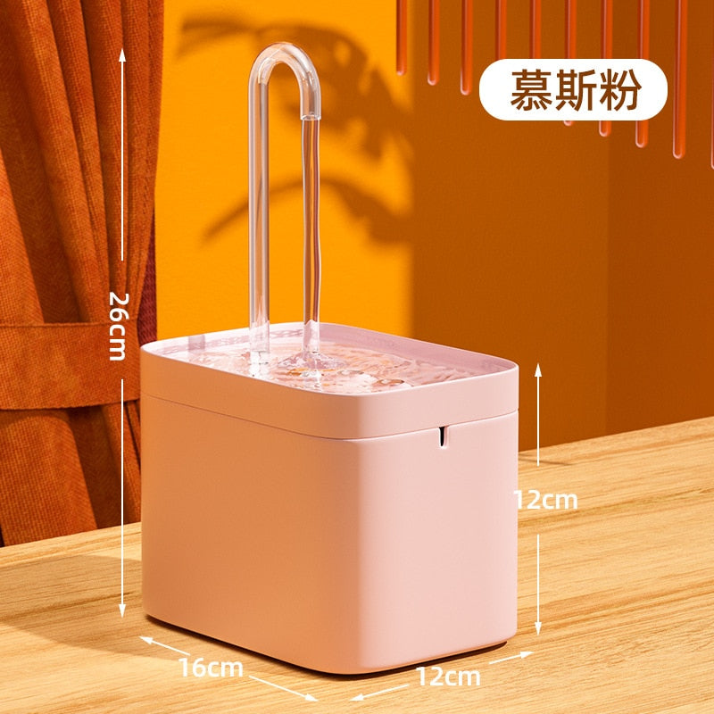 Cat Water Fountain Auto Filter USB Electric