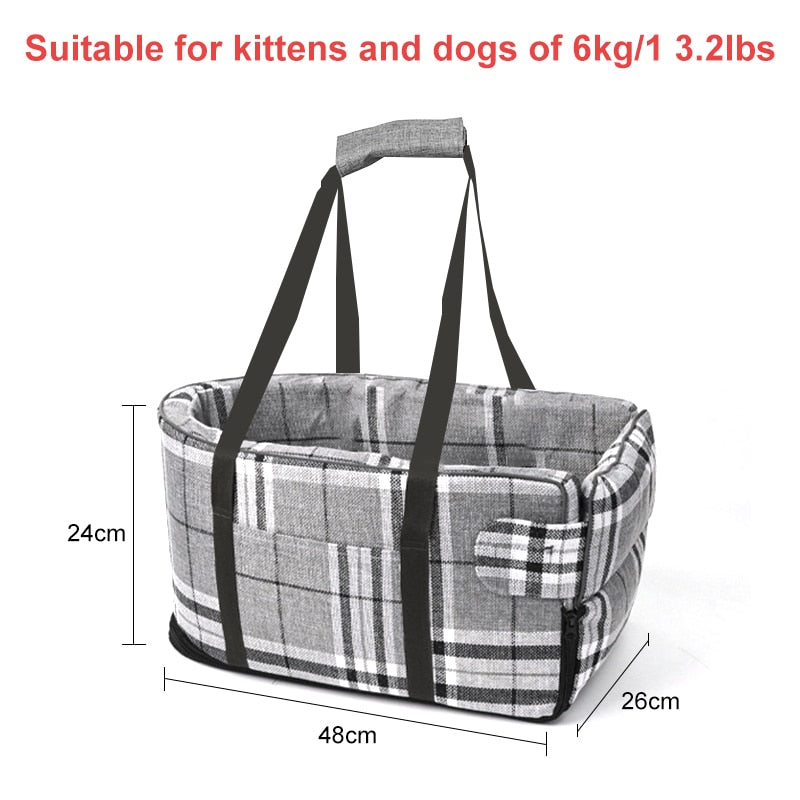 Portable Pet Bed For Car Travel