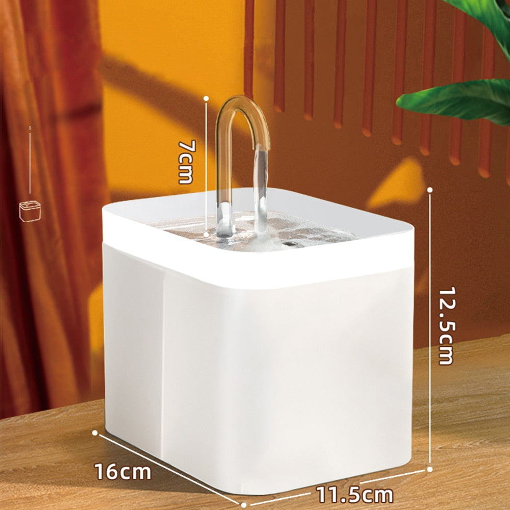 Cat Water Fountain Auto Filter USB Electric